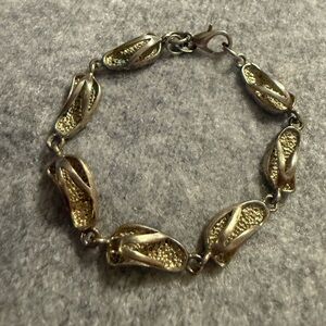 925 Sterling Silver Bracelet flip flops